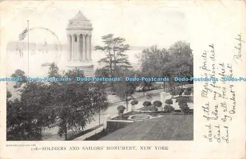 R358420 New York Soldiers and Sailors Monument Blanchard Press 1904