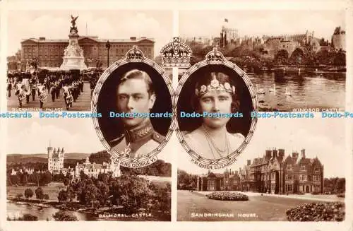 R358427 H M King George VI H M Queen Elizabeth Windsor Castle Buckingham Palace