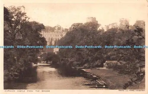 R354107 Warwick Castle From The Bridge Photo J J Ward Coventry Special Photo Art