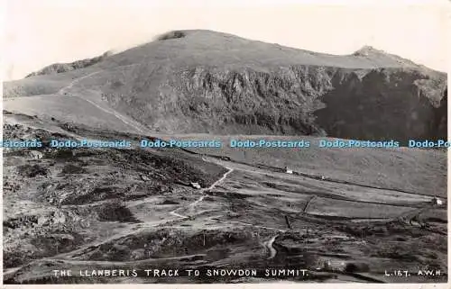 R358438 The Llanberis Track to Snowdon Summit A W H 1939