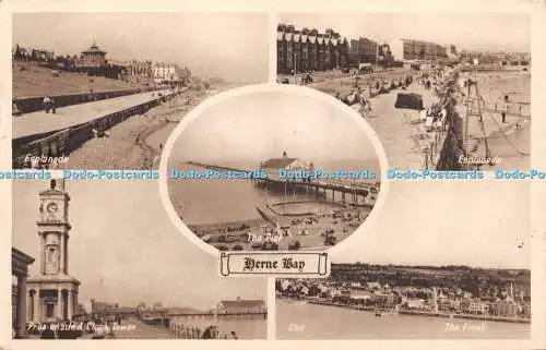 R358487 Herne Bay The Pier Esplanade The Front Promenade and Clock Tower Photo P