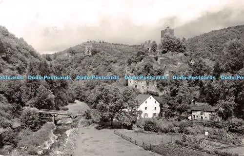 R355800 Luftkurort Manderscheid Eifel Blick auf die Burgen Willibald Heckel Agfa