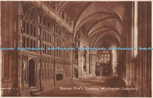 R354181 Bishop Foxs Chantry Winchester Cathedral 14105 J V Valentine and Sons RP