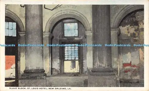 R357340 Slave Block St Louis Hotel New Orleans La C T American Art