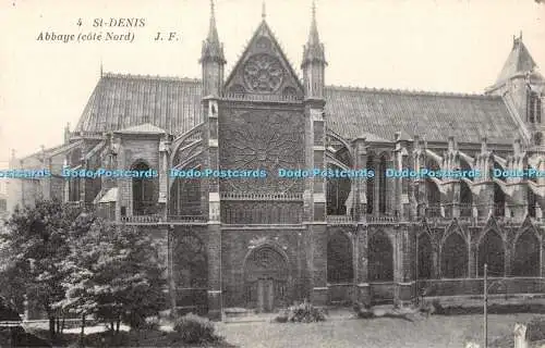 R358603 St Denis Abbaye cote Nord J F Baudiniere