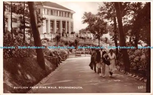 R358624 Bournemouth Pavillon aus Pine Walk RP 1936