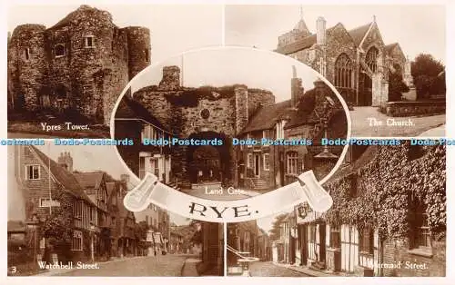 R355942 Rye Land Gate Ypern Tower The Church Norman S and E RP Multi View