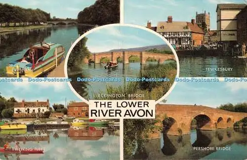 R358710 The Lower River Avon Tewkesbury Pershore Bridge J Salmon Cameracolour Mu