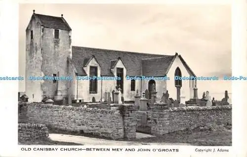 R357517 Alte Canisbay Kirche zwischen Mey und John O Groats J Adams RP 1958