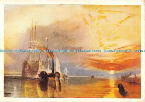 R357523 Famous Paintings Fighting Temeraire J Mallord William Turner 1775 1851 N