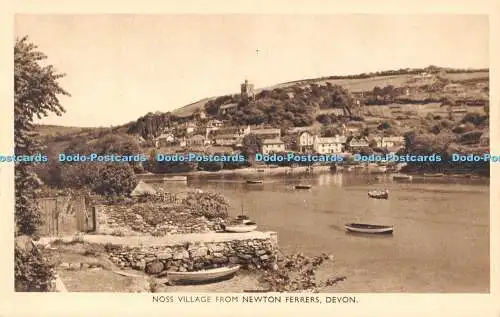 R357526 Noss Village aus Newton Ferrers Devon English Harbours Serie J Dixon S