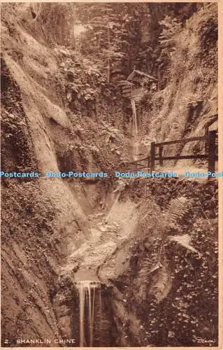 R359071 Shanklin Chine J Arthur Dixon Postkarte