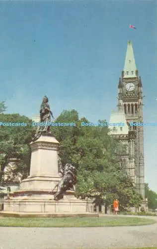 R359110 Ottawa Queen Victoria Memorial and Peace Tower Leclerc Drucker