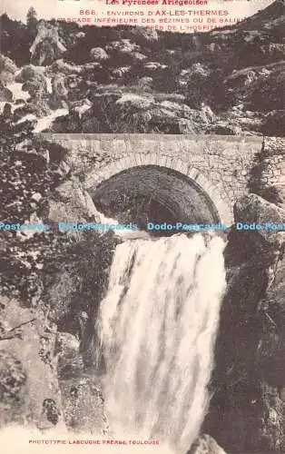 R359185 Les Pyrenees Ariegeoises Environs D Ax les Thermes Cascade Inferieure de