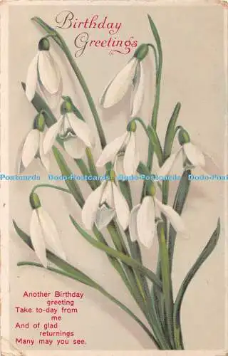 R359196 Geburtstagsgrüße Noch ein Geburtstagsgruß Take to day from me Serie