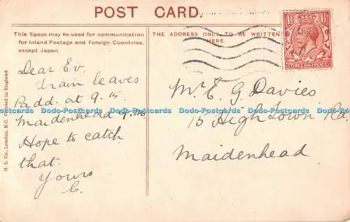 R359292 Miss Pauline Chase G L Co Postkarte