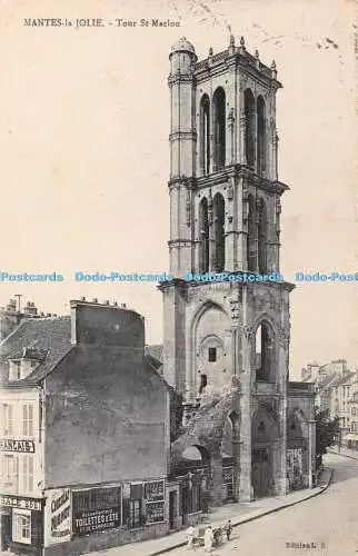 R359293 Mantes la Jolie Tour St Maclou L S 1924