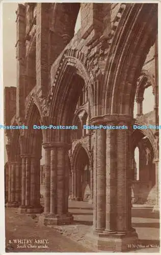 R359304 Whitby Abbey South Choir Arcade H M Office of Works