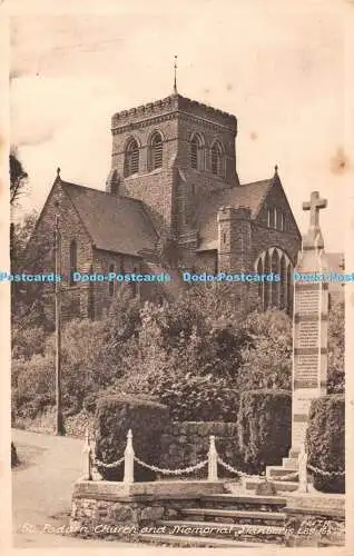 R359388 Llanberis St Padarn Kirche und Denkmal F Frith