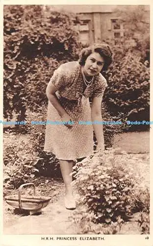 R359488 H R H Princess Elizabeth Photochrom Studio Lisa