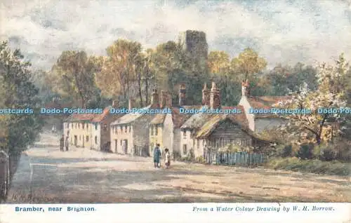 R359520 Bramber bei Brighton The Water Colour Post Card Company W H Borrow 1912