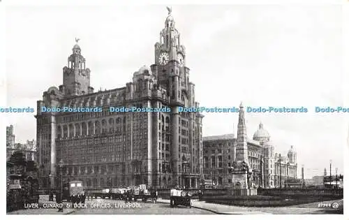 R359575 Liverpool Liver Cunard and Dock Offices Valentine Silveresque