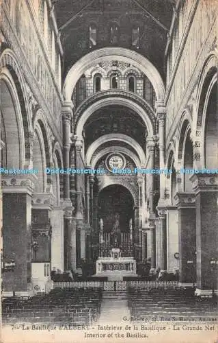 R359923 La Basilique d Albert Interieur of the Basilica G Lelong