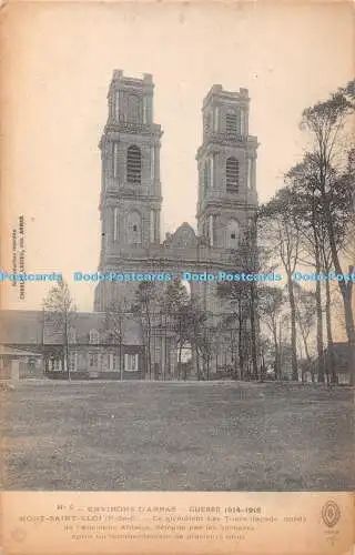 R359932 Umgebung D Arras Guerre 1914 Mont Saint Eloi Ce qu etaient Les Tours fac