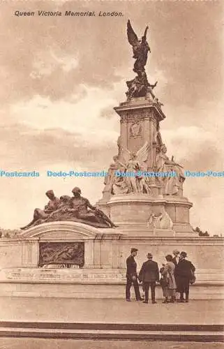 R359945 London Queen Victoria Memorial Postkarte