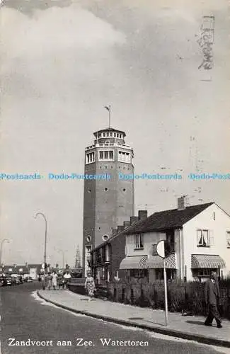 R360024 Zandvoort aan Zee Watertoren Uitg J P Exel Jr Haarlem Nadruk Verboten