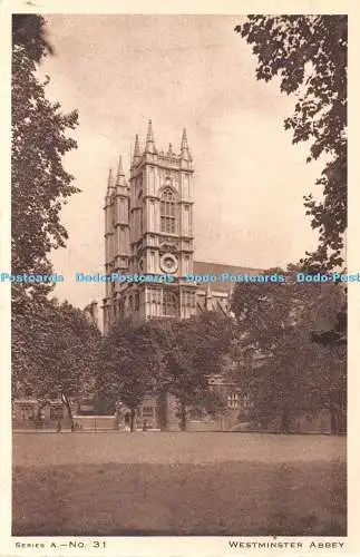 R360040 Westminster Abbey Series A No 31 J M Black St Paul Hospital Competition