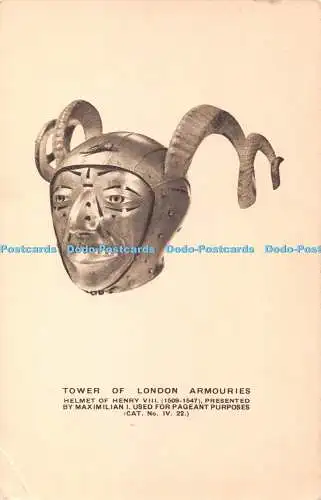 R360156 Tower of London Armouries Weiler Heinrichs VIII. Präsentiert von Maximilian I.