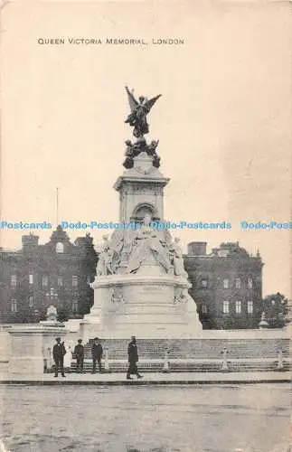 R360295 London Queen Victoria Memorial No 8 Postkarte