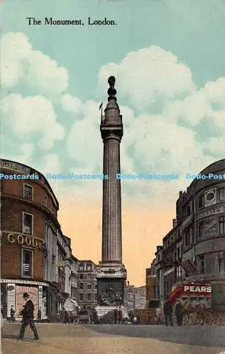 R360427 London The Monument Designed By Sir Christopher Wren 1923