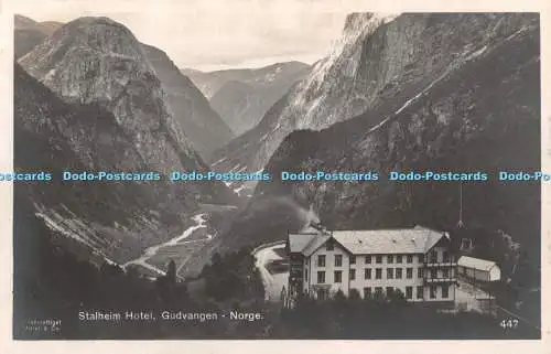 R362521 Stalheim Hotel Gudvangen Norge 447 Eneberettiert Mittet P R A