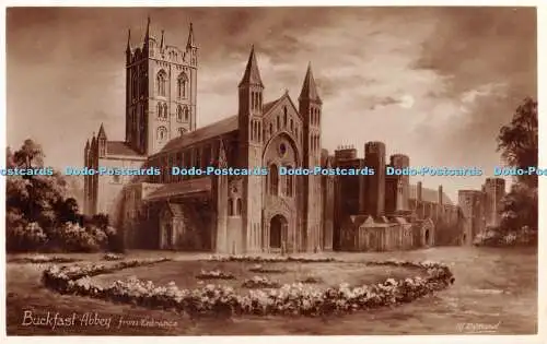 R362544 Buckfast Abbey aus Eingang R J Dymond Chic Serie Charles Worcester