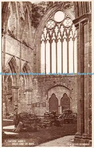 R360708 Tintern Abbey West End of Nave H M Office of Works