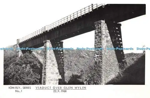 R362643 Iom Rly Series No 1 Viaduct over Glen Wylin  Breese Stamp Limited