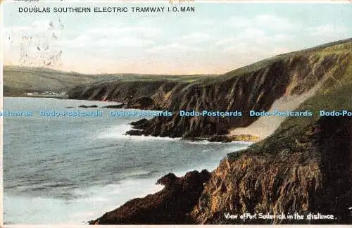 R362657 Douglas Southern Electric Tramway I O Man View of Port Soderick in the d