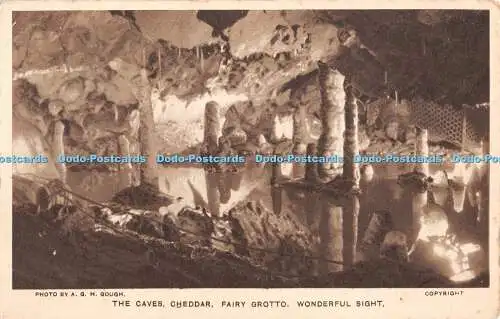 R362665 A G H Gough The Caves Cheddar Feengrotte Wunderbarer Anblick