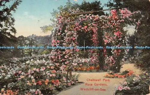 R362684 Chalkwell Park Rose Gardens Westcliff on Sea 1928
