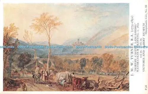 R364097 J M W Turner R A 1775 1851 Hornby Castle Lancashire Aquarellzeichnung