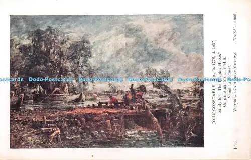 R364098 John Constable R A b 1776 d 1837 Studie für das springende Pferd Victoria an