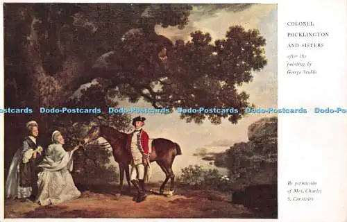 R364099 Colonel Pocklington And Sisters nach dem Gemälde von George Stubbs By p