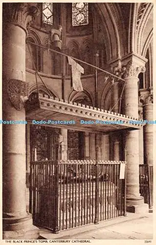 R360886 Canterbury Kathedrale Der schwarze Prinz Grab Postkarte