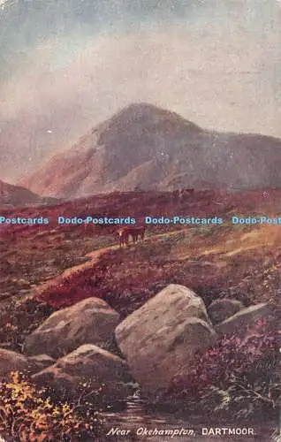 R360894 Dartmoor Near Okehampton Picturesque Devon Dartmoor Tuck Oilette Series