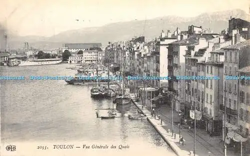 R362934 E L D 2055 Toulon Vue Generale des Quais 1914