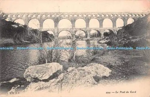 R364303 Le Pont du Gard 494 J B E N P Carte Postale