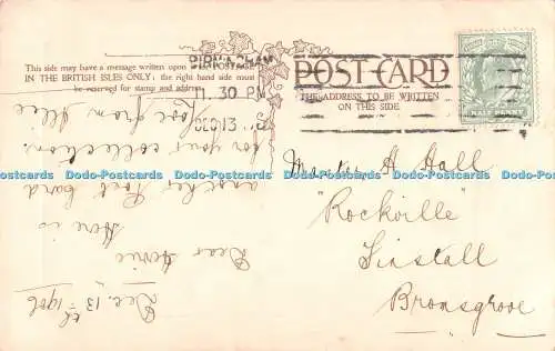 R361105 Frau See Gemälde Postkarte