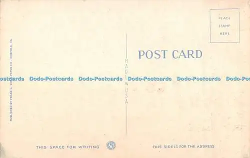 R364314 Post Office Portsmouth VA 105 US 47557 Verlag von Frank G Ennis Pape